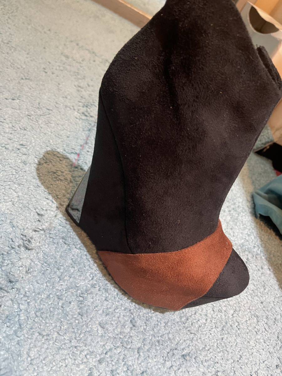 新品　レディガガ風ブーツ　ヒール高15センチ　S23センチ