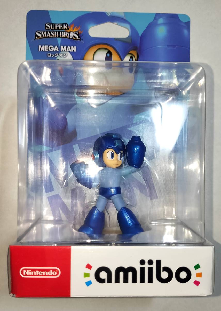 未開封新品 amiibo ロックマン (大乱闘スマッシュブラザーズシリーズ) アミーボ