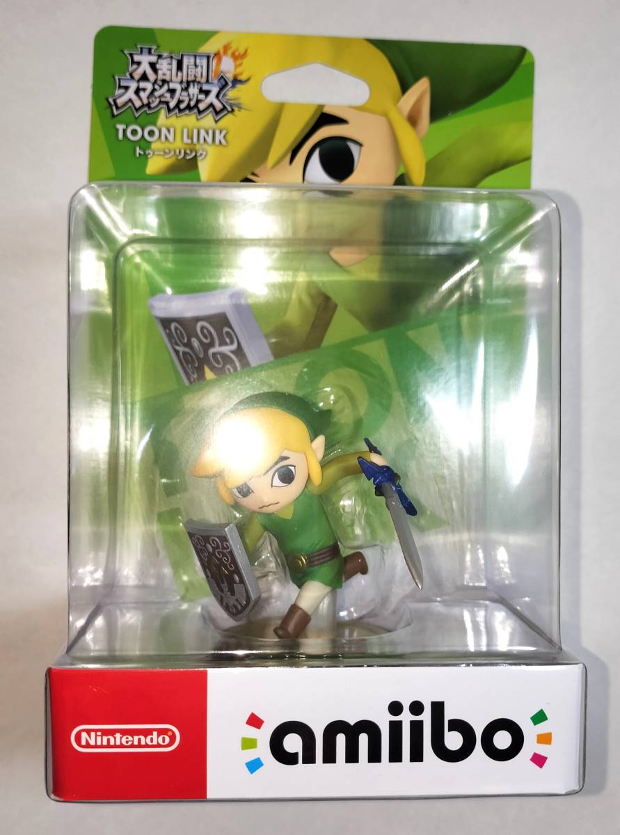 未開封新品 amiibo トゥーンリンク (大乱闘スマッシュブラザーズシリーズ) ゼルダの伝説 風のタクト アミーボ