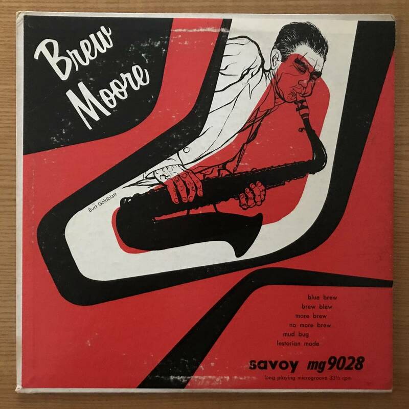 Brew Moore SAVOY MG 9025　10inch original盤