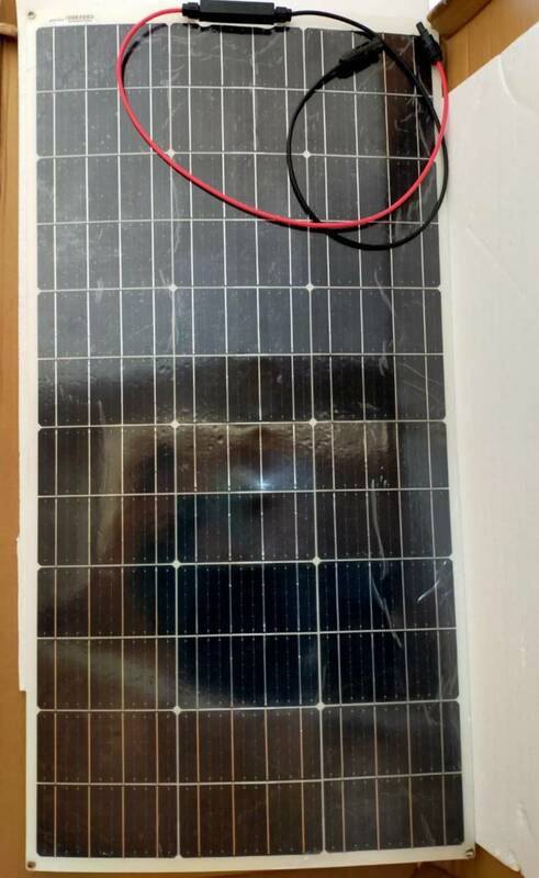 ソーラーパネル 300W 18V 12V フレキシブル 単結晶 太陽光パネル 充電 曲面設置 薄型