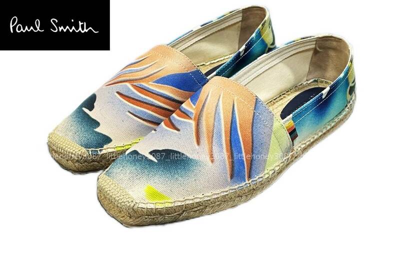 Paul Smith ポールスミス　デッキシューズ SHOE CLEMOS FLORAL PRINT(XL)