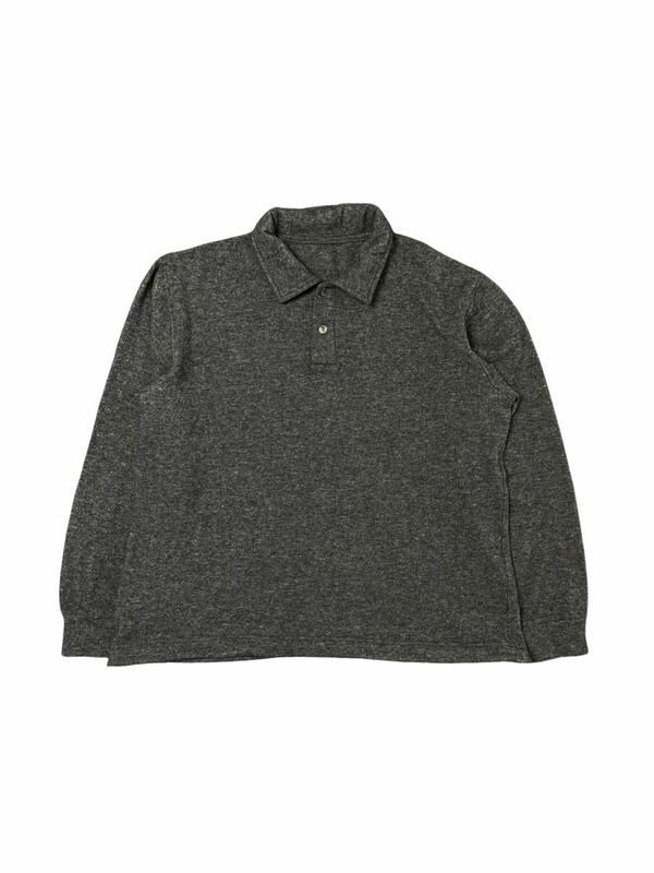 COMME des GARCONS HOMME PLUS コムデギャルソン　2007AW ニットポロ　ダークグレー　サイズM
