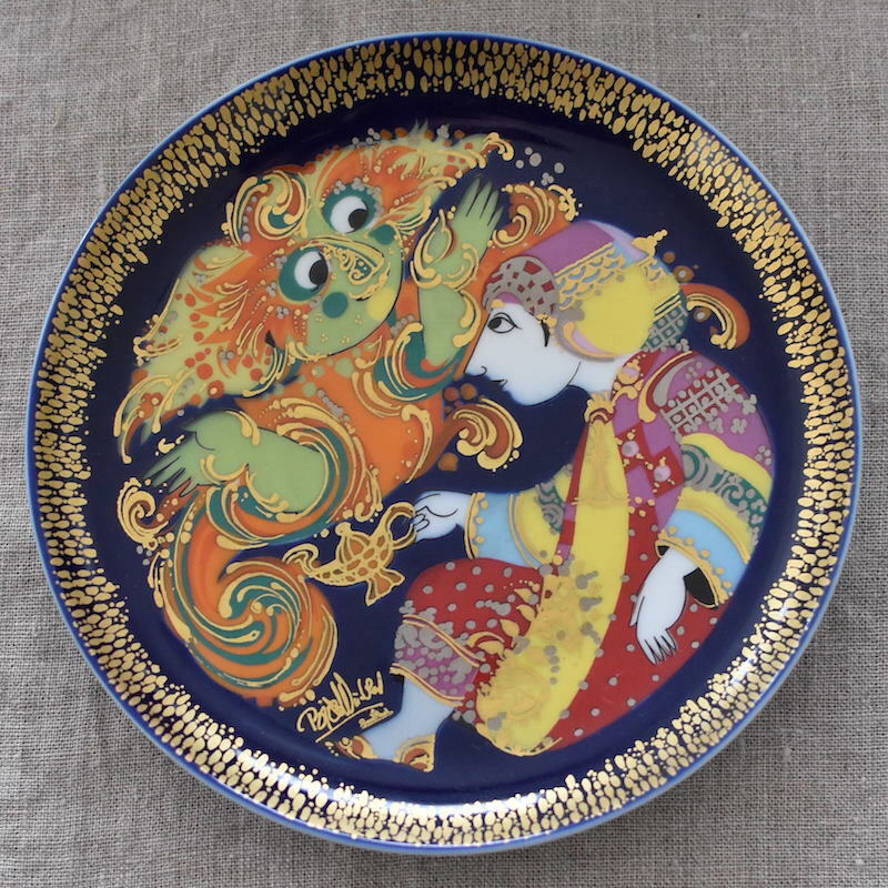 ローゼンタール × ビョルン・ヴィンブラッド アラジンと魔法のランプ 飾り皿 1