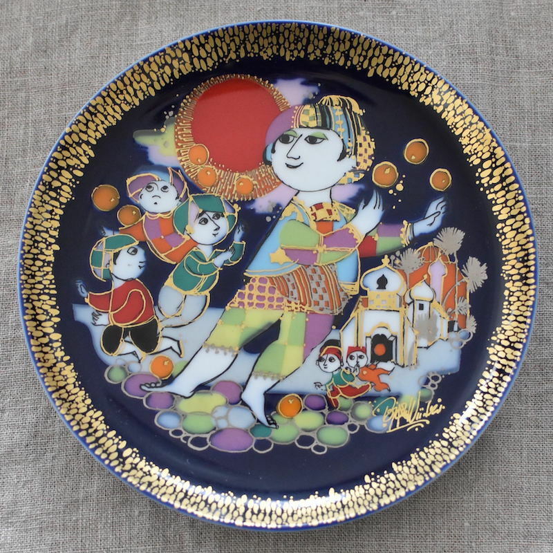 ローゼンタール × ビョルン・ヴィンブラッド アラジンと魔法のランプ 飾り皿 2