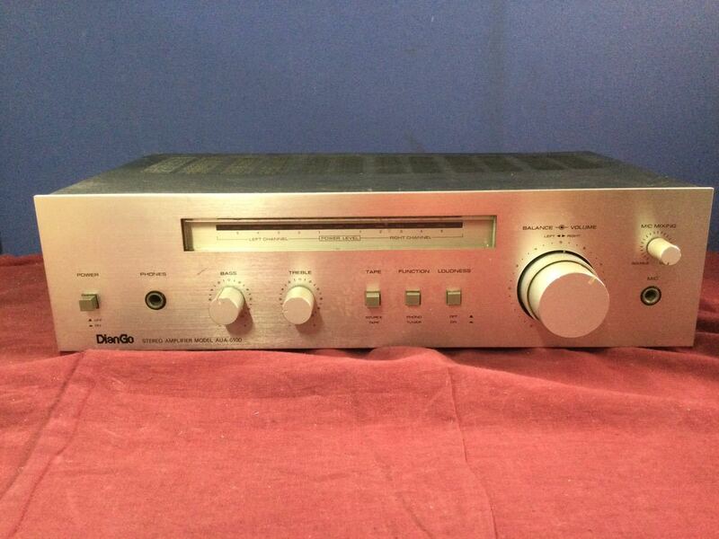 g_t P939 ★NEC/新日本電気★Dian Go/ジャンゴ★AUA-6100 STEREO AMPLIFIER/プリメインアンプ★通電確認済★中古現状品★