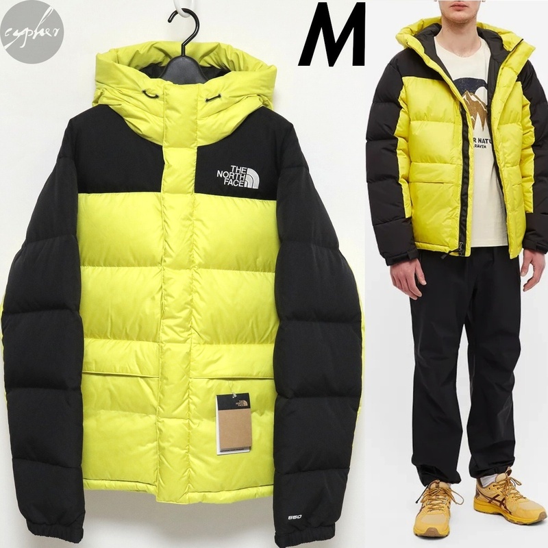 M 新品 THE NORTH FACE HIMALAYAN DOWN PARKA ACID YELLOW ノースフェイス ヒマラヤン ダウン パーカ ジャケット アシッド イエロー 黄