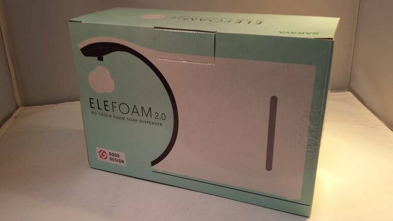 ◎ノータッチ式 ソープディスペンサー ELEFOAM(エレフォーム) 2.0 スノーホワイト UD-6100W グッドデザイン賞
