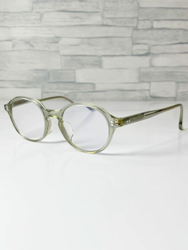 Zoff CLASSIC (クラシック) ZN211001-11A1 ゾフ ボストン型 クリアグレー 眼鏡 良品