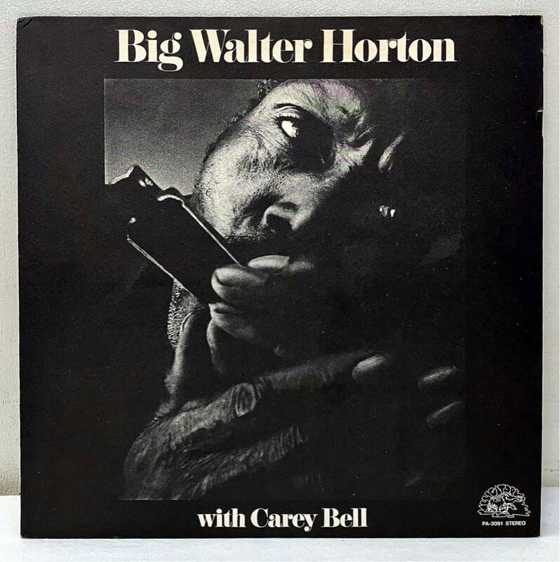 Y48312▲国内盤 Big Walter Horton with Carey Bell LPレコード ビッグ・ウォルター・ホートン/キャリー・ベル