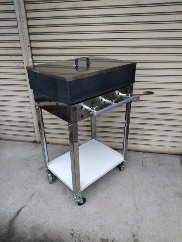 焼き芋機　プロ用　焼き芋器　LPガスグリドル付き　格安お買い得　副業　屋台　イベント　学園文化祭り　グランピン　さつまいも　石焼き芋