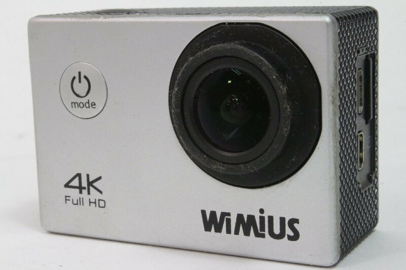 WiMius/ウィミウス ＊ 4Kアクションカメラ 防水ケース付き ＊#4947