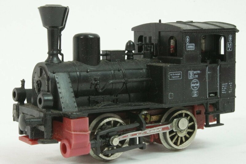 メーカー不明 ＊ ANNA 蒸気機関車 鉄道模型 HOゲージ ＊ #5285
