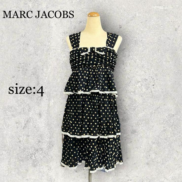 マークジェイコブス MARC JACOBS サイズ4フリル ワンピース 【30】キャミワンピ チュニック 