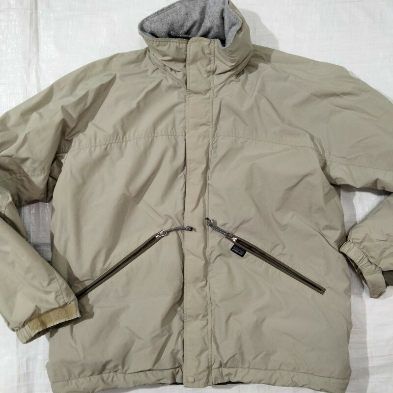 patagonia パタゴニア フュージョン ジャケットfusion jacket　99 ナイロン　ボアパイル　フード　パーカ　ジャケット　カーキ　Ｍ レア　