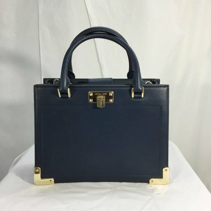 ほぼ未使用 マイケルコース MICHAEL KORS レディース 2way ネイビー ショルダーバッグ ハンドバッグ 145502