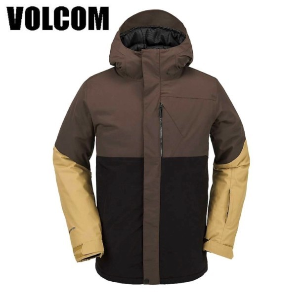 【23-24】VOLCOM L GORE-TEX JACKET BROWN ボルコム スノーボードウェア メンズ ジャケット Mサイズ