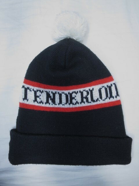 ★ TENDERLOIN テンダーロイン ボンボン ニットキャップ ブラック ウール アクリル 初期 チャレンジャー