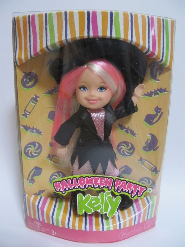 MATTEL Barbie Kelly Doll バービー 妹 ケリー ハロウィン パーティ 魔女 コスチューム バービー人形 マテル ドール パンク 人形 限定品