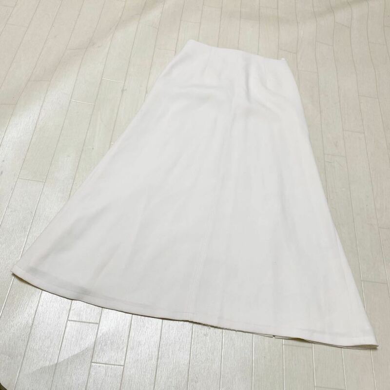 3770☆ UNTITLED アンタイトル ボトムス スカート ロングスカート カジュアル レディース 2 ホワイト