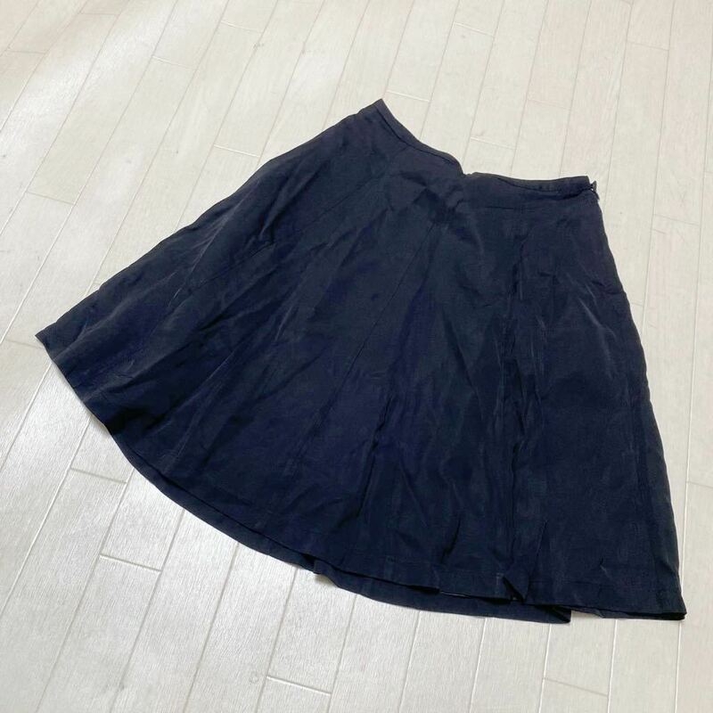 3770☆ Theory Luxe セオリー リュクス ボトムス スカート 膝丈スカート カジュアル レディース 36 ブラック
