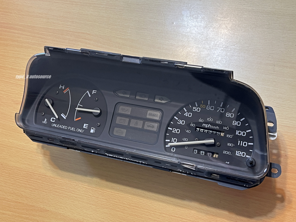 USホンダ純正 88-89 HONDA CIVIC / CRX DX AT/MT用 タコ無し メーター USDM北米JDM 前期 シビック セダン ハッチ EF2 EF3 EF6 EF7