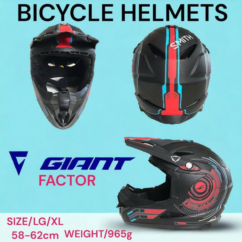 GIANT MTBオフロードヘルメットフルフェイスFACTOR LG/XL