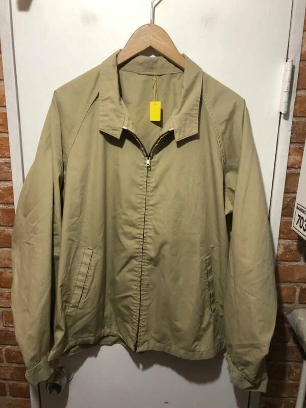 古着 ★ LONDON FOG ロンドンフォグ vintage jacket スイングトップ TALONジップ タグ外れ ベージュ　FK