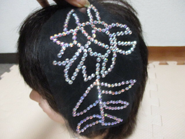 社交ダンス　未使用　⑤　ヘアーにつける～大き目キラキラ