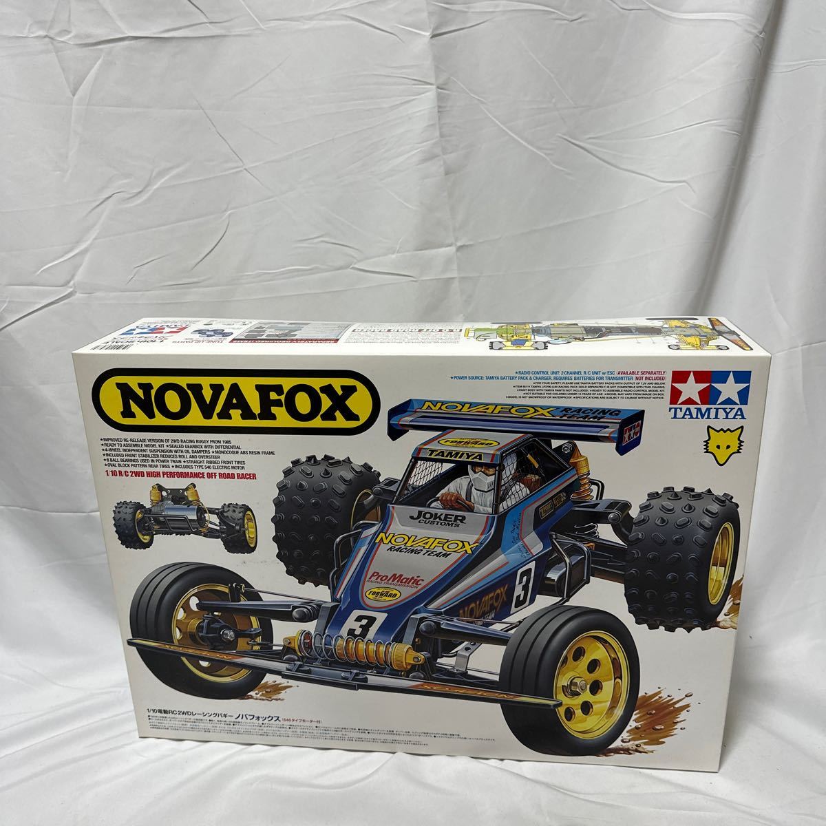 ★レア★希少★ タミヤ 1/10 電動RC 2WDレーシングバギー ノバフォックス★未組立品★