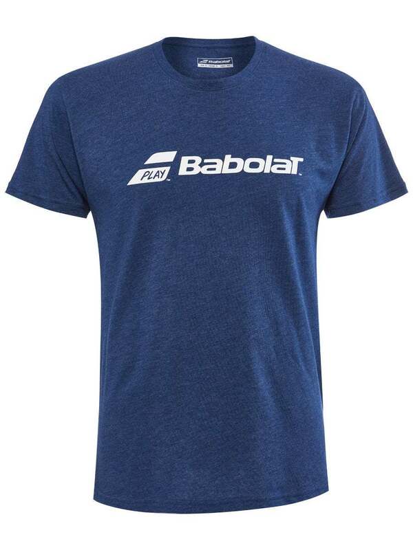 ■海外限定発売■BABOLAT（バボラ）Exercise Logo Tシャツ（US/EU：M）NAVY