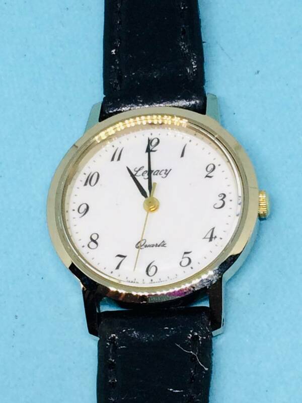 (B04)オリエントの好きな方Ⅰ(*'▽')オリエント・レガシー（電池交換済み）シルバーレディス腕時計USED（送料全国一律185円)お洒落な時計。