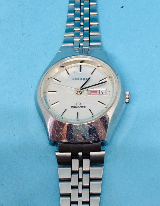 (B24)コレクションに（*'▽')リコーディディト・523205（電池交換済み）シルバーレディス腕時計USED（送料全国一律185円）素敵な時計。