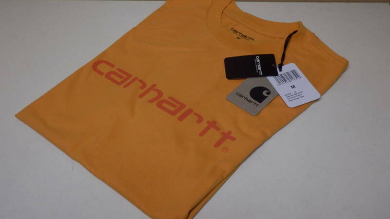 新品 タグ付 CARHARTT WIP S/S SCRIPT T-SHIRT 半袖Tシャツ/カーハートウィップスクリプト T シャツ /I031047/Pale Orange/ Mサイズ