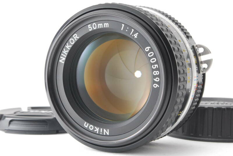【SICコーティング】【分解清掃・整備済み@キィートス】Nikon Ai NIkkor 50mm f1.4S (Ai-S F1.4) 動作写りOK かなりキレイ＆概ねクリア