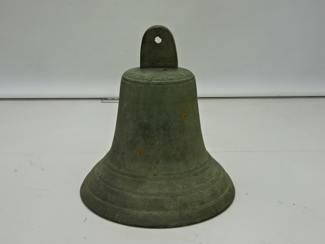 J4-1233 ● マリンベル　釣鐘　ベル　吊り鐘　真鍮製　約直径29×高さ31cm　重さ約11.42kg　ヴィンテージ　アンティーク