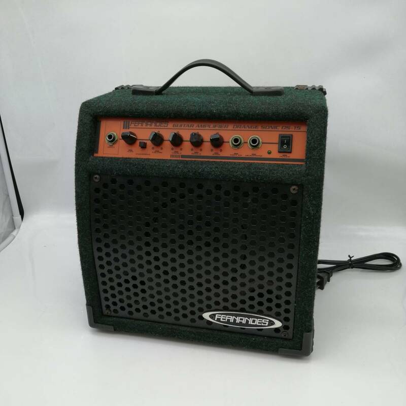 t2450 ギターアンプ FERNANDES OS-15 ORANGE SONIC フェルナンデス 通電確認済み 楽器 器材 中古品 現状品 ギター アンプ