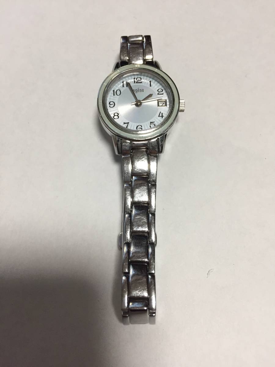 電池交換済　動作確認済み 腕時計 レディースウォッチ アンジェーヌ ingenu ALBA 【S-120704】