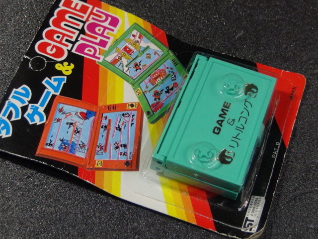 再値下 ダブルゲーム GAME リトルコング レトロ ゲーム ドンキーコング ゲームウォッチ風 おもちゃ ビンテージ 開封品