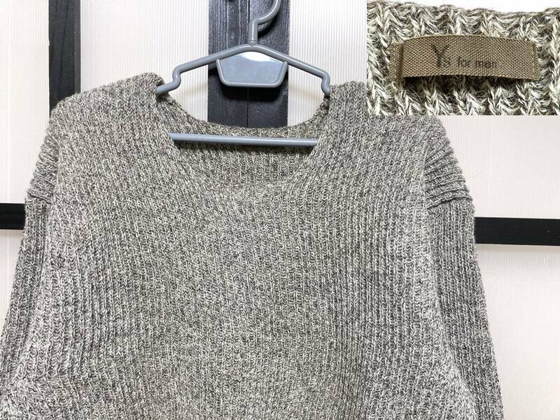 80s ワイズフォーメン ローゲージ ニット / 80年代 ヨウジヤマモト Yohji Yamamoto Ys for men セーター knit sweater ビンテージ Vintage