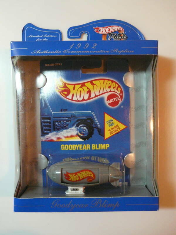 ホットウィール(Hot Wheels) 30周年記念復刻版/1992 グッドイヤー ブリンプ(GOODYEAR BLIMP) 未展示・未開封・新品