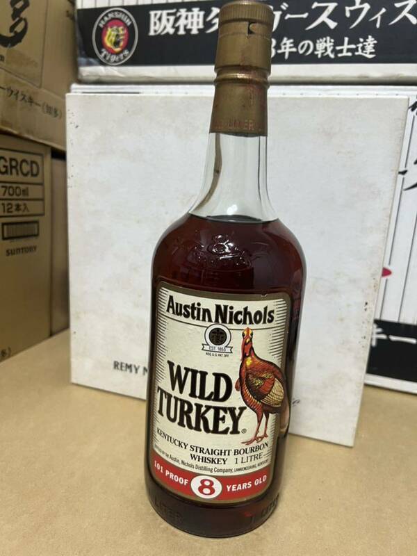 ワイルドターキー WILD TURKEY バー ボン ウイスキー 8年1000ml