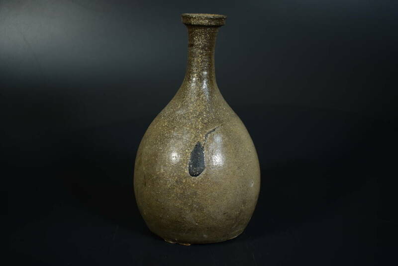 【和　(7832)　時代古作　新羅土器　新羅長頸瓶　花瓶　徳利　須恵器　土師器