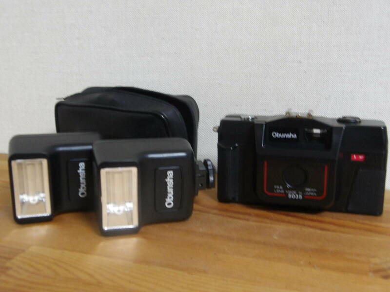 KINON（ Obuncha）5035 38mm カメラ　フラッシュ2個　ケース付き