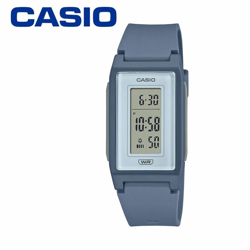 CASIO カシオ くすみブルー LF10 シンプル 腕時計 スタンダード デジタル ユニセックス レディース キッズ 女性 薄い 軽い ビジネス 時計