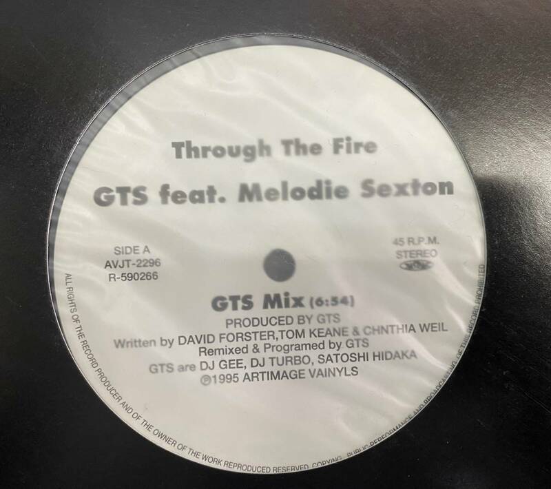 レコード Through The Fire GTS feat.Melodie Sexton AVJT-2296 231020-176