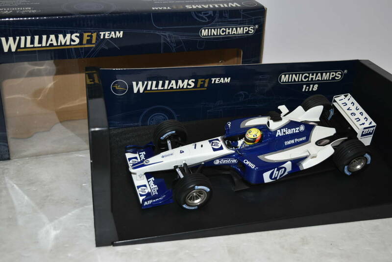  35S 【中古品】 MINICHAMPS 1/18 Williams F1 TEAM ミニチャンプス BMW FW24 シューマッハ ミニカー