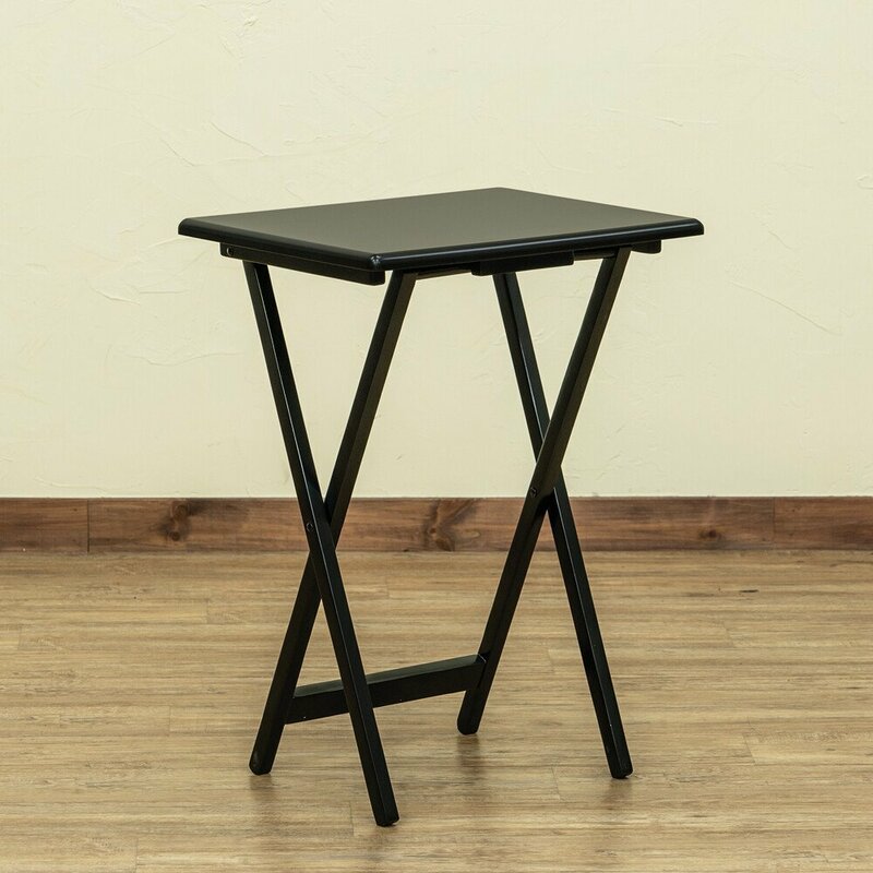 ミニテーブル 激安 デスク 折りたたみ テーブル 安い フォールディングテーブル 机 折り畳み 木製 小さめ 新品 簡易 ブラック色