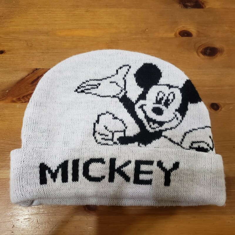 ミッキー ミッキーマウス ニット帽 ディズニーDisney Mickey ニットキャップ ニット帽 帽子　子供用　お子様にも　手洗い可能