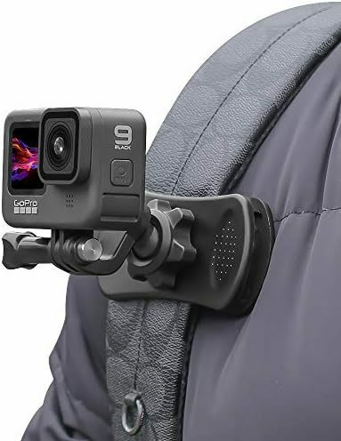 Backpack Strap Mount Quick Clip Mount, 360 Degree Rotation Backpa